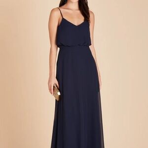 Elegant Navy Blue Maxi Dress